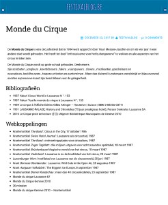 Belgium festivalblog